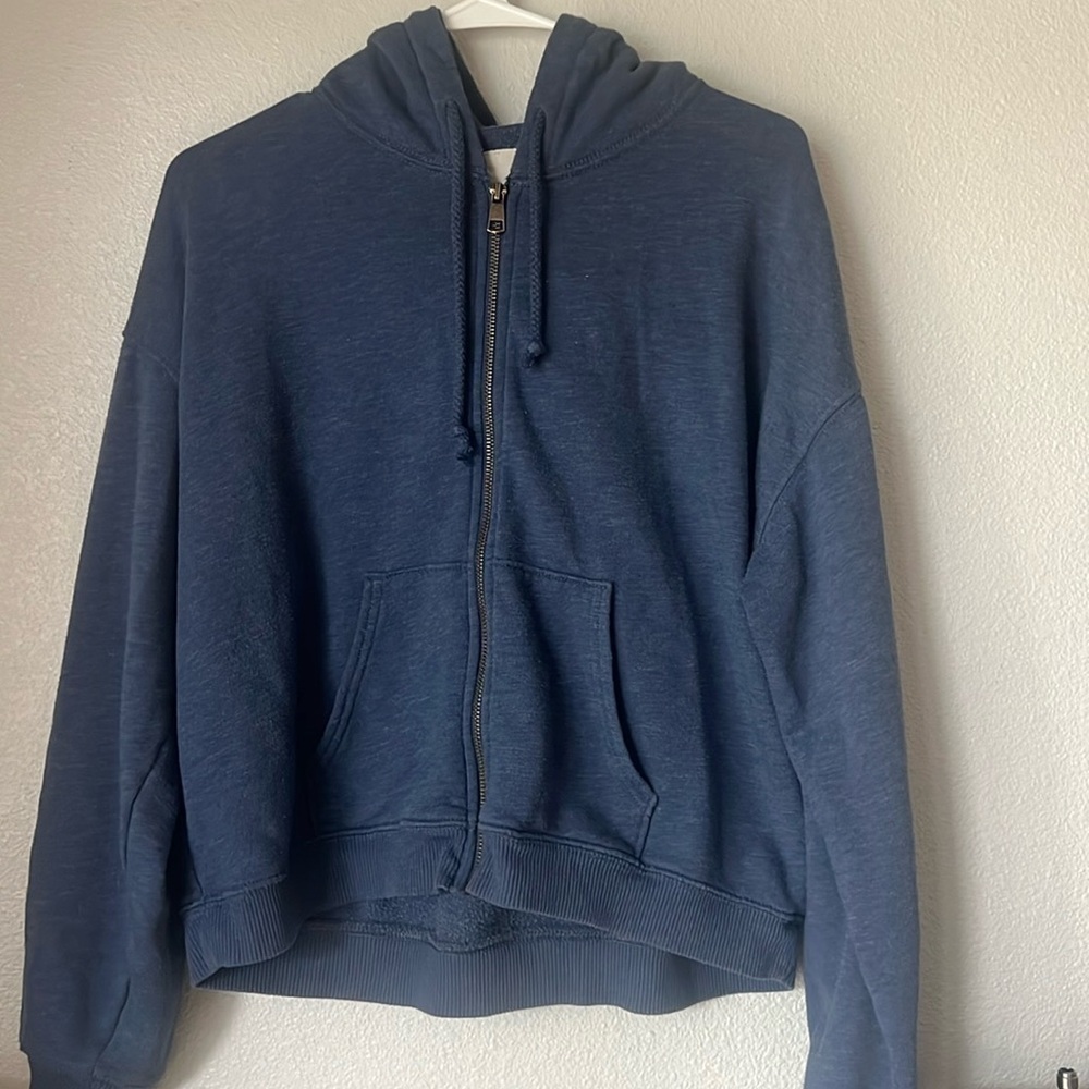 American Eagle Blue Zip Up Jacket